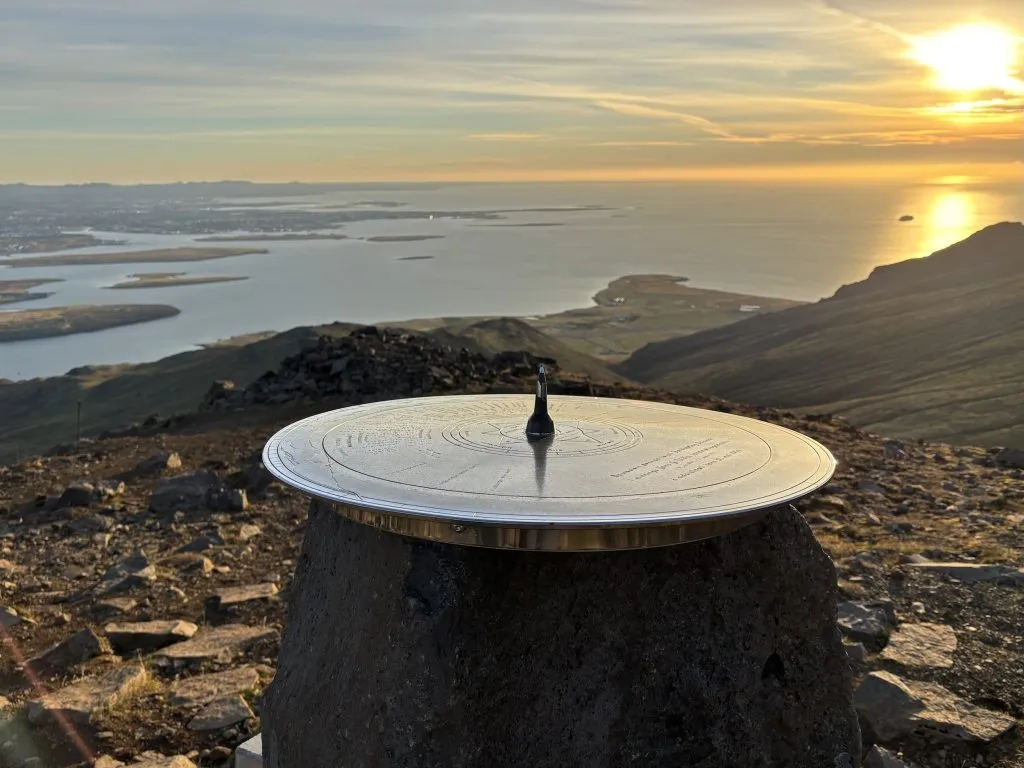 The view from the top of Esjan