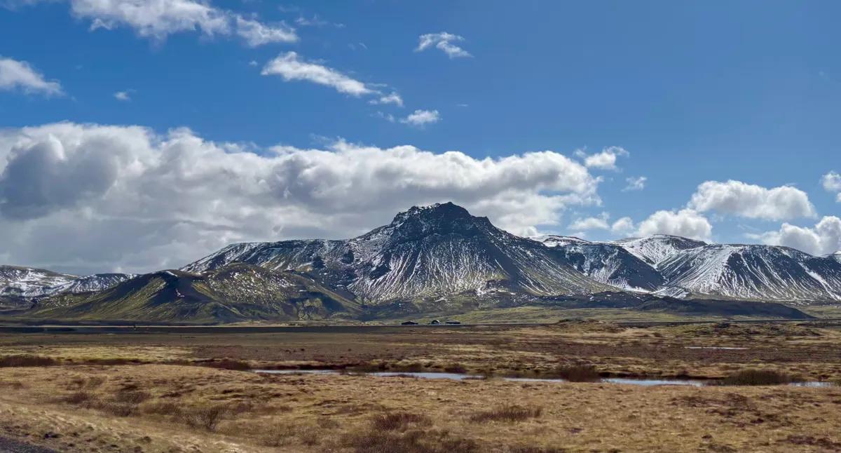 Panoramic view from the summit of Vifilsfell